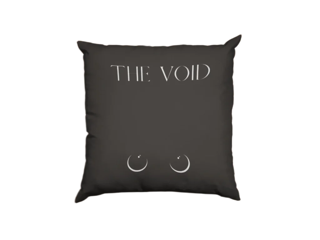 black Void Cat Pillowcase for black cat lovers