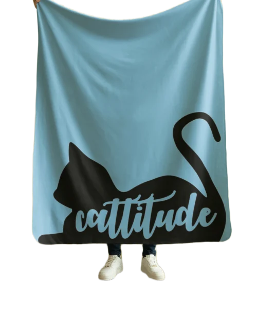 Cattitude Blanket #43