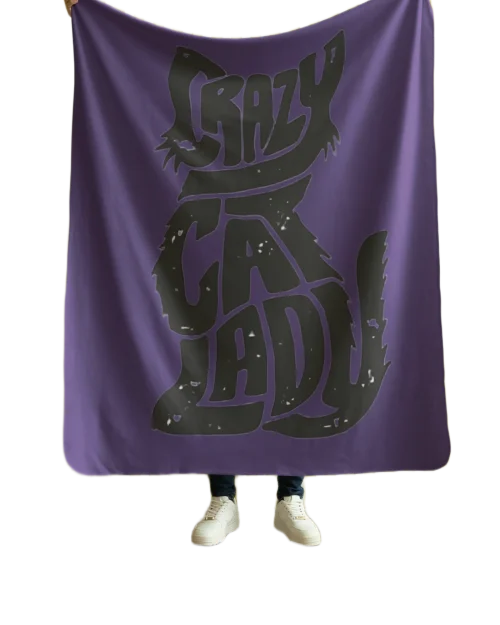 Crazy Cat Lady Blanket #44