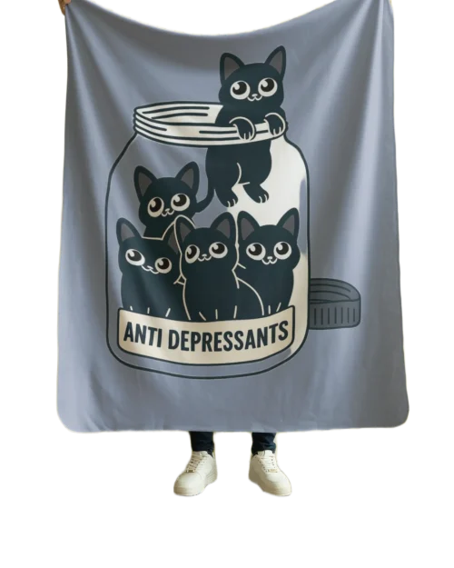 Cat Antidepressants Blanket #52
