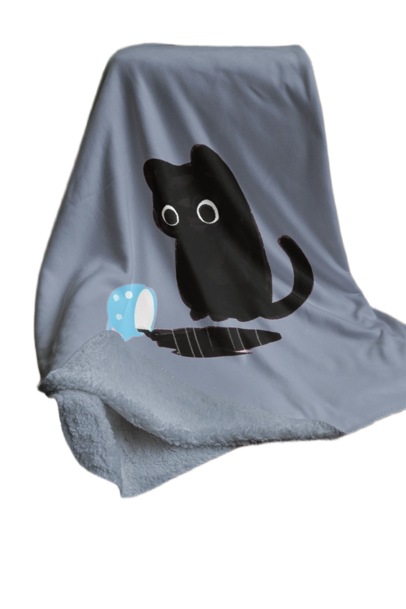 void cat lover blanket spilled coffeee