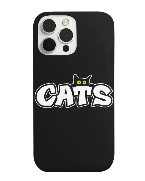silicone tpu void cat lover phone case