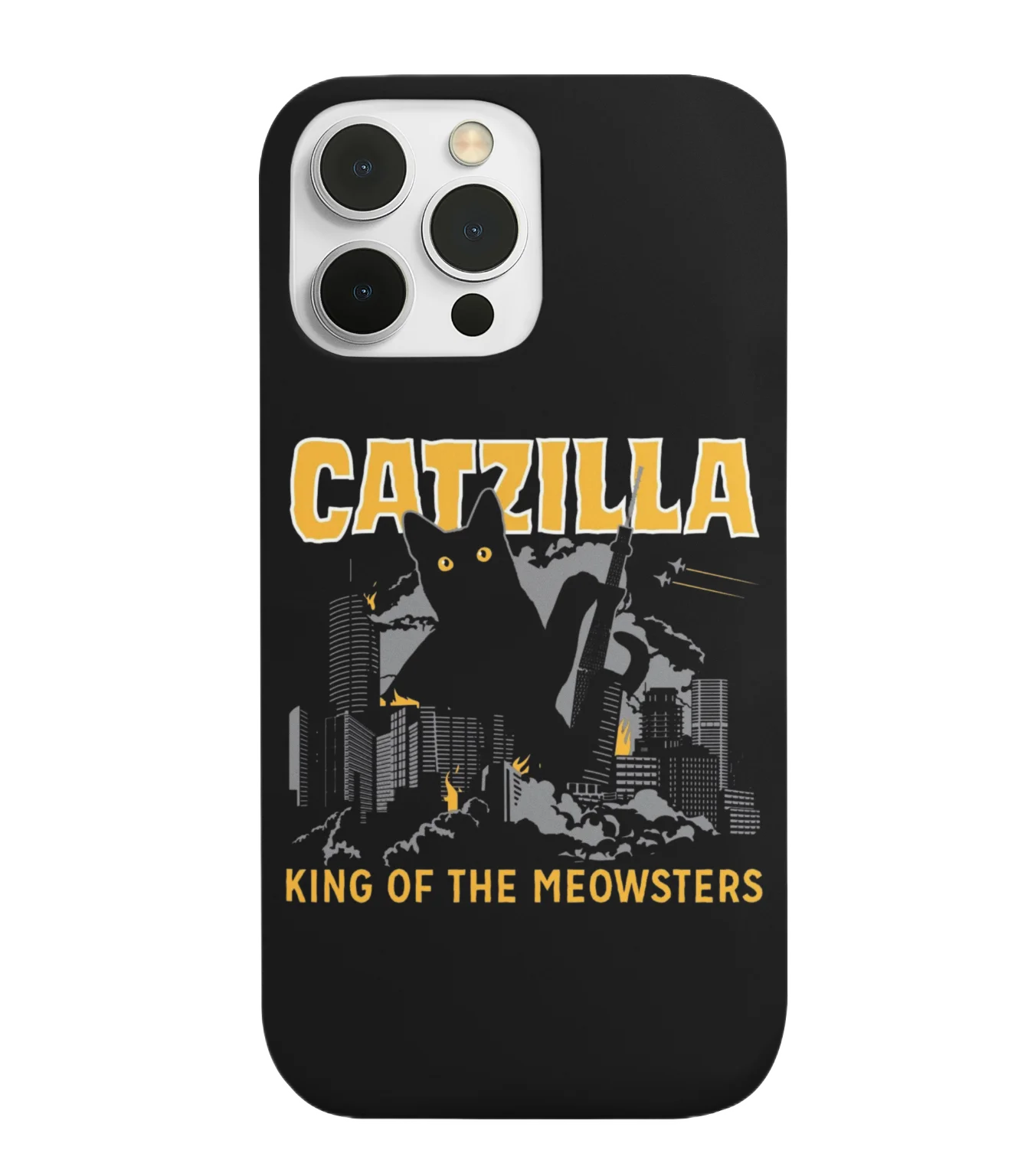 silicone tpu void cat lover phone case