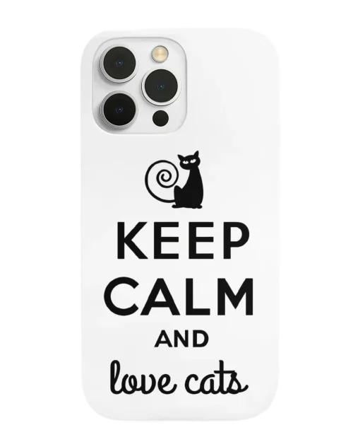 silicone tpu void cat lover phone case