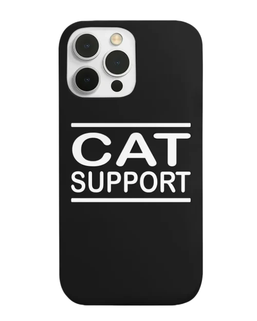 silicone tpu void cat lover phone case