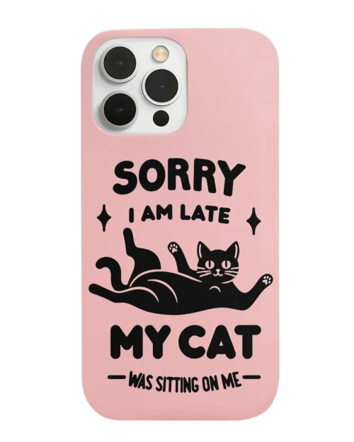 silicone tpu void cat lover phone case