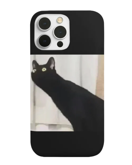 silicone tpu void cat lover phone case