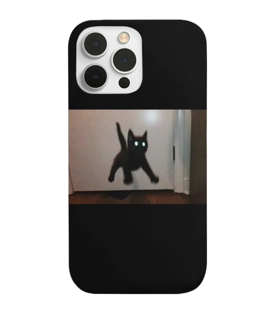 silicone tpu void cat lover phone case