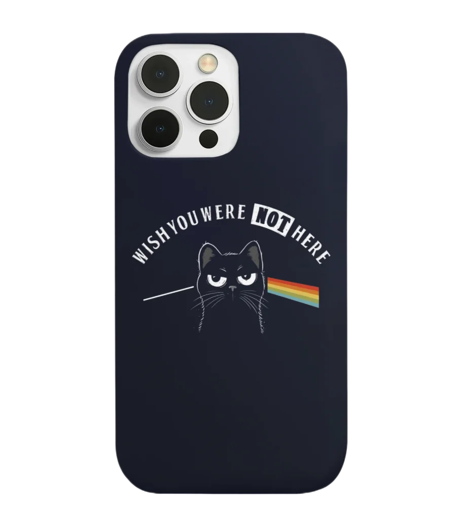 silicone tpu void cat lover phone case