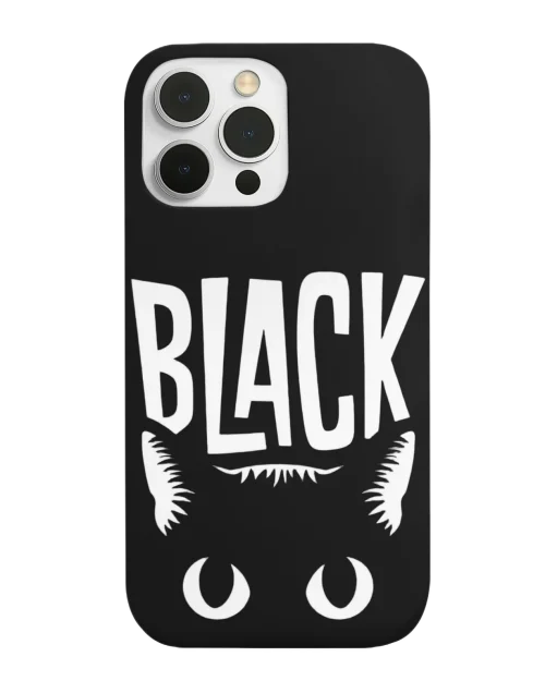 BLACK Void Cat Phone Case #38